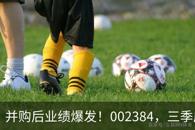 并购后业绩爆发！002384，三季度净利大增超400%