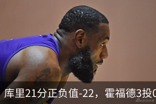 库里21分正负值-22，霍福德3投0中他仍力挺