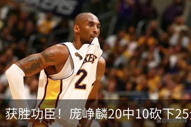获胜功臣！庞峥麟20中10砍下25分3板7助1帽